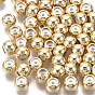 Brass Beads, with Rubber Inside, Slider Beads, Nickel Free, Round