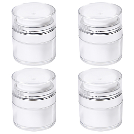 Leere, nachfüllbare Airless-Pumpflasche aus Kunststoff, Reiselotion-Foundation-Behälter, Mit Press-U-Pumpenkopf, Kolumne