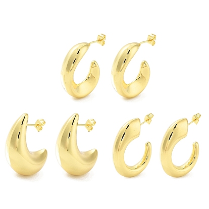 Латунь серьги, серьги-кольца