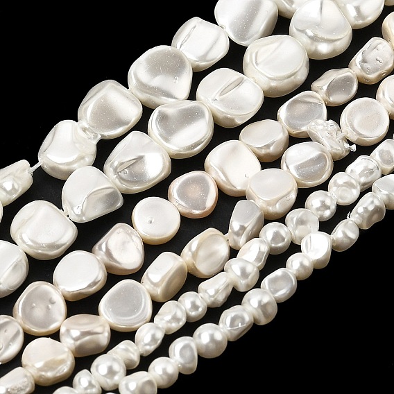 Гальванические оболочки жемчужные бусы пряди, самородки