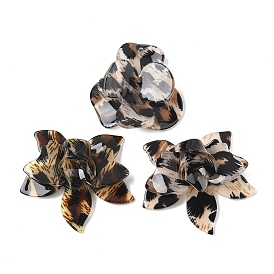 3d акриловые подвески, леопардовым принтом