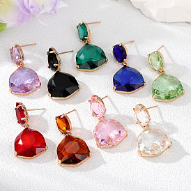 Fashionable Crystal Earrings with French Style and Fairy Charm