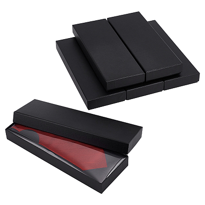 Коробки для хранения бумажно-картонных галстуков, прямоугольные