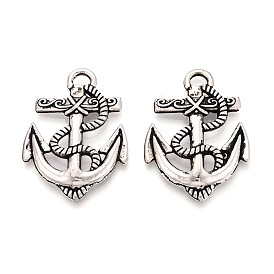 Сплавочные подвески тибетского стиля, якорь и штурвал, без кадмия и без свинца