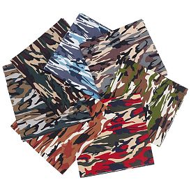 Camouflage Pattern Cotton Fabric, for Patchwork, Sewing Tissue to Patchwork, Square