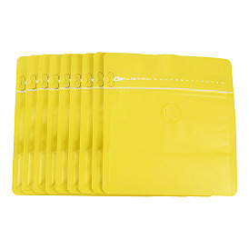 PE Plastic Storage Resealable Bags with Valve, for Chocolate, Candy, Cookies, Rectangle
