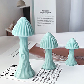 DIY Mushroom Candle Display Decoration Silicone Molds, Resin Casting Molds, For UV Resin, Epoxy Resin Jewelry Making