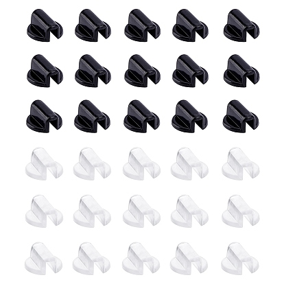 Пластиковые резинки для волос пряжки, прозрачность, аксессуары для волос, круглые