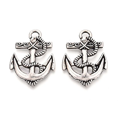 Сплавочные подвески тибетского стиля, якорь и штурвал, без кадмия и без свинца