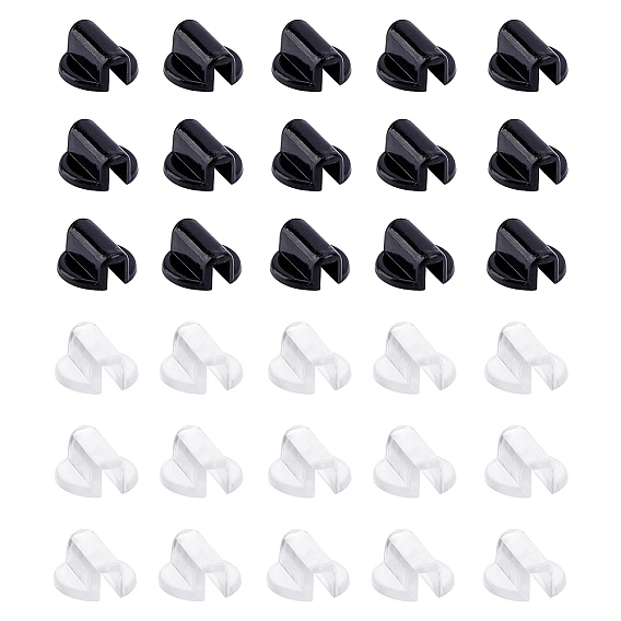 Пластиковые резинки для волос пряжки, прозрачность, аксессуары для волос, круглые