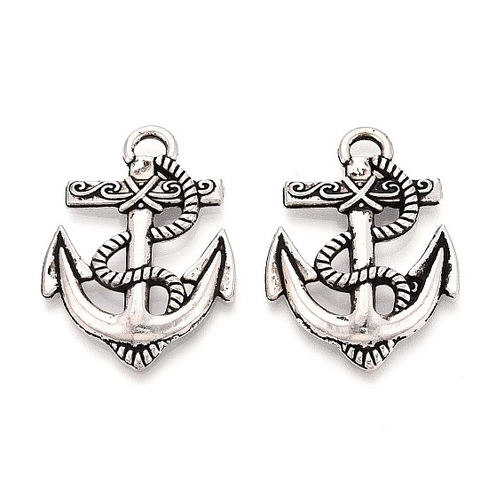 Сплавочные подвески тибетского стиля, якорь и штурвал, без кадмия и без свинца