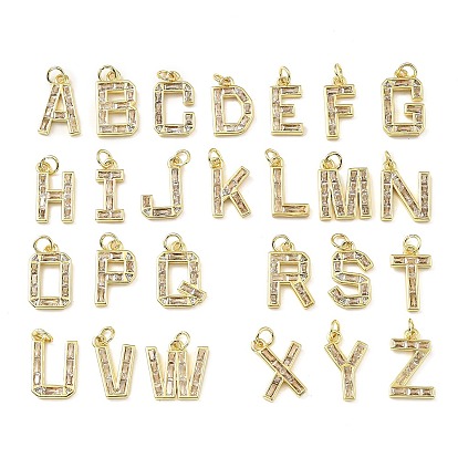 26 кулоны из латуни с микрочастицами и кубическим цирконием., подвески с буквой az~z, с прыгающим кольцом