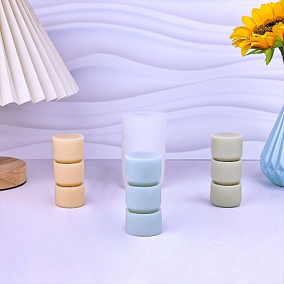 Moules en silicone pour bougies en forme de couleur, bricolage, pour la fabrication de bougies