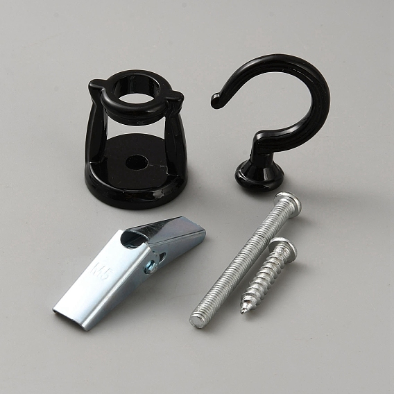 Крючки для люстр из сплава, Рельефный потолочный крючок-вешалка, с винтами