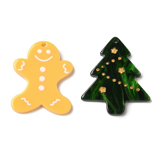 Акриловые подвески на рождественскую тематику