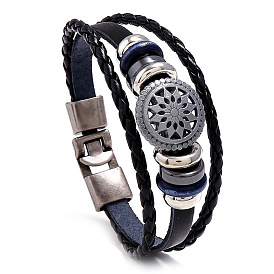 Minimalist Leather Braided Bracelet for Men and Women - Factory Direct Supply