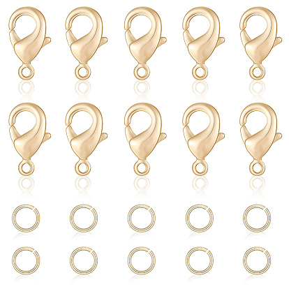 Карабин-лобстеры, латунные, с прыжковых колец, без никеля 