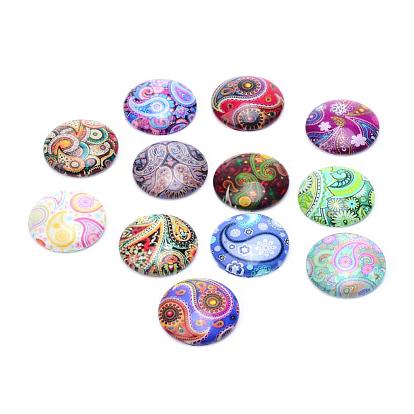 Glass Cabochons, For DIY Projects, Half Round/Dome