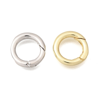 Латунные пружинные кольца, без кадмия и без свинца, стойки покрытие, долговечный, Кольцевая форма