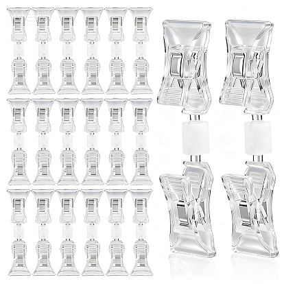58Pcs ABS Plastic Double-end Clips for Price Tag