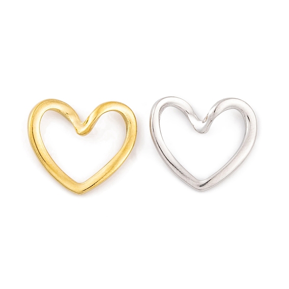 Ионное покрытие (ip) 304 соединительные кольца из нержавеющей стали, сердце