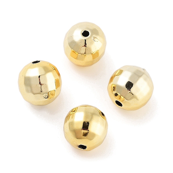 CCB пластиковые шарики, граненые, круглые