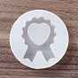 Heart Medal Shaker Molds, DIY Quicksand Silicone Molds, Resin Casting Molds, for UV Resin, Epoxy Resin Craft Making