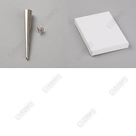 30Pcs Alloy River Studs, with Screw