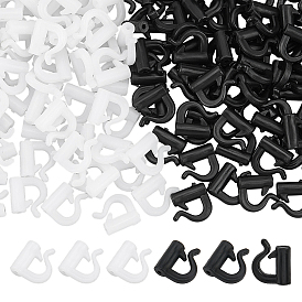 160шт. 2 цвета пластик быстросменный вращающийся узел, быстрые защелки для лезвий спиннера, г-образный