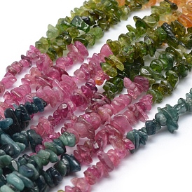 Natural Tourmaline Beads Strands, Grade A+, Chip