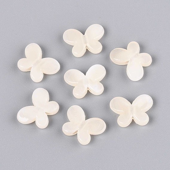 Прозрачные акриловые бусины, бабочка