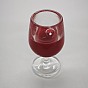 Прозрачные смоляные подвески, подвески для бокалов красного вина