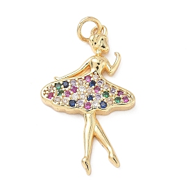 Латунные микро проложить кубического циркония подвески, без кадмия и без свинца, шармы в форме человека , с целью перехода в кольце