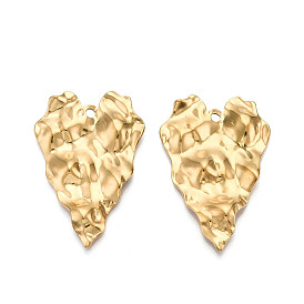 304 подвески из нержавеющей стали, сердце прелести, , ионное покрытие (ip)