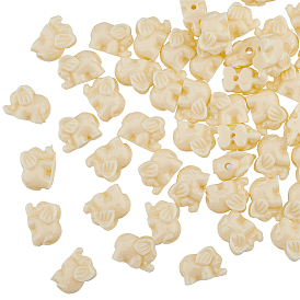 50шт. синтетические коралловые бусины, окрашенные, слон