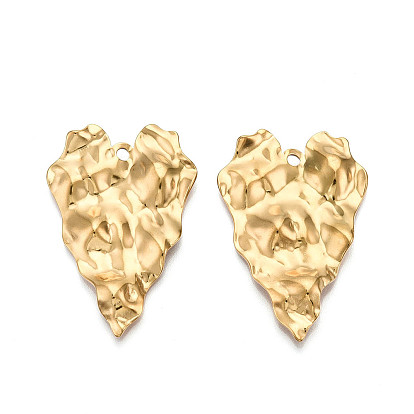 304 подвески из нержавеющей стали, сердце прелести, , ионное покрытие (ip)