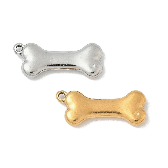 304 подвески из нержавеющей стали, амулет из собачьей кости