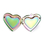 304 Stainless Steel Locket Pendants, Photo Frame Pendants for Necklaces, Heart