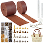 DIY Jewelry Making Kits, including PU Leather Ribbon, Round Iron Rivets Kits