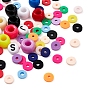 DIY Heishi Beads & Barrel Beads Jewelry Set Making Kit, Including Resin & Acrylic European Beads, Disc Polymer Clay & Plastic & Shell Beads, Alloy Pendant & Clasp, Iron Findings, Elastic Thread