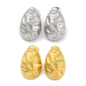 Каплевидное ионное покрытие (ip) 304 серьги-гвоздики из нержавеющей стали