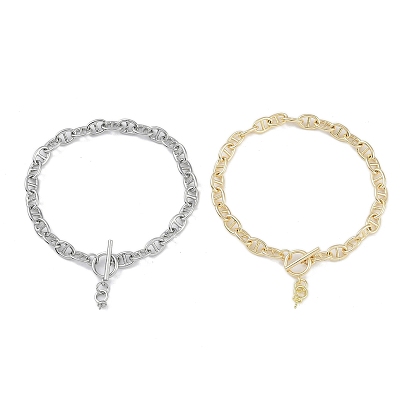 Изготовление браслета-цепочки из латуни Mariner Link, за половину пробурено бисера