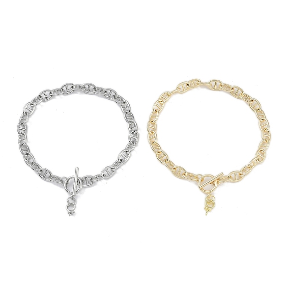 Изготовление браслета-цепочки из латуни Mariner Link, за половину пробурено бисера