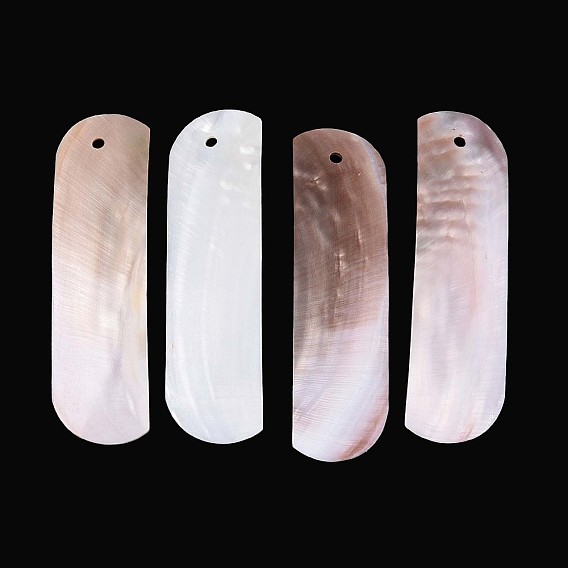 Доски гуаша из натуральных пресноводных ракушек, форма гребня с отверстием для подвешивания