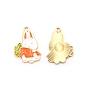 Alloy Enamel Pendants, Golden, Rabbit
