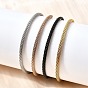 304 браслеты из нержавеющей стали для женщин и мужчин, скрученный