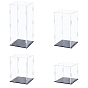 4 Set 4 Style Acrylic Display Box, for Model Toy Display
