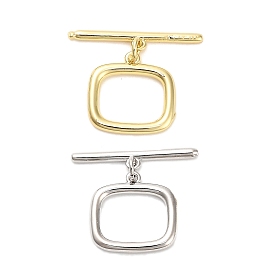 Латуни Переключить застежками, прямоугольные, стойки покрытие, долговечный, без свинца и без кадмия