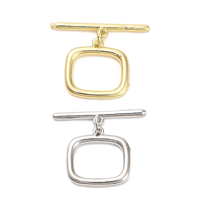 Латуни Переключить застежками, прямоугольные, стойки покрытие, долговечный, без свинца и без кадмия