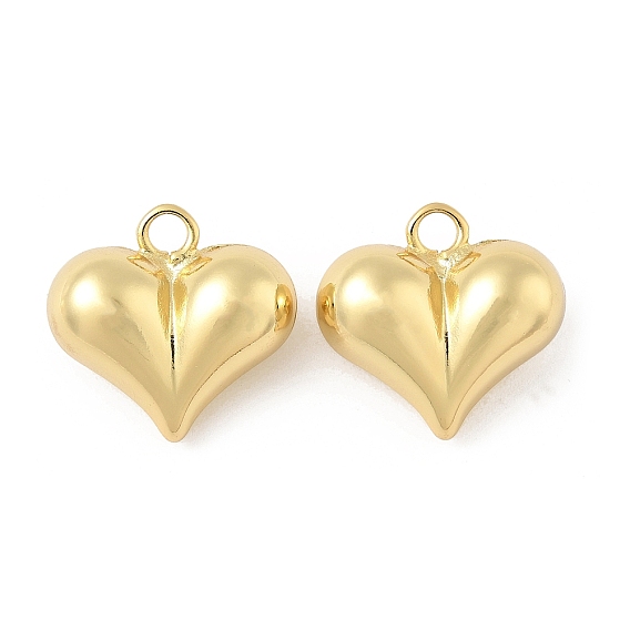 Подвески сердце латуни, стойки покрытие, долговечный, без кадмия и без свинца